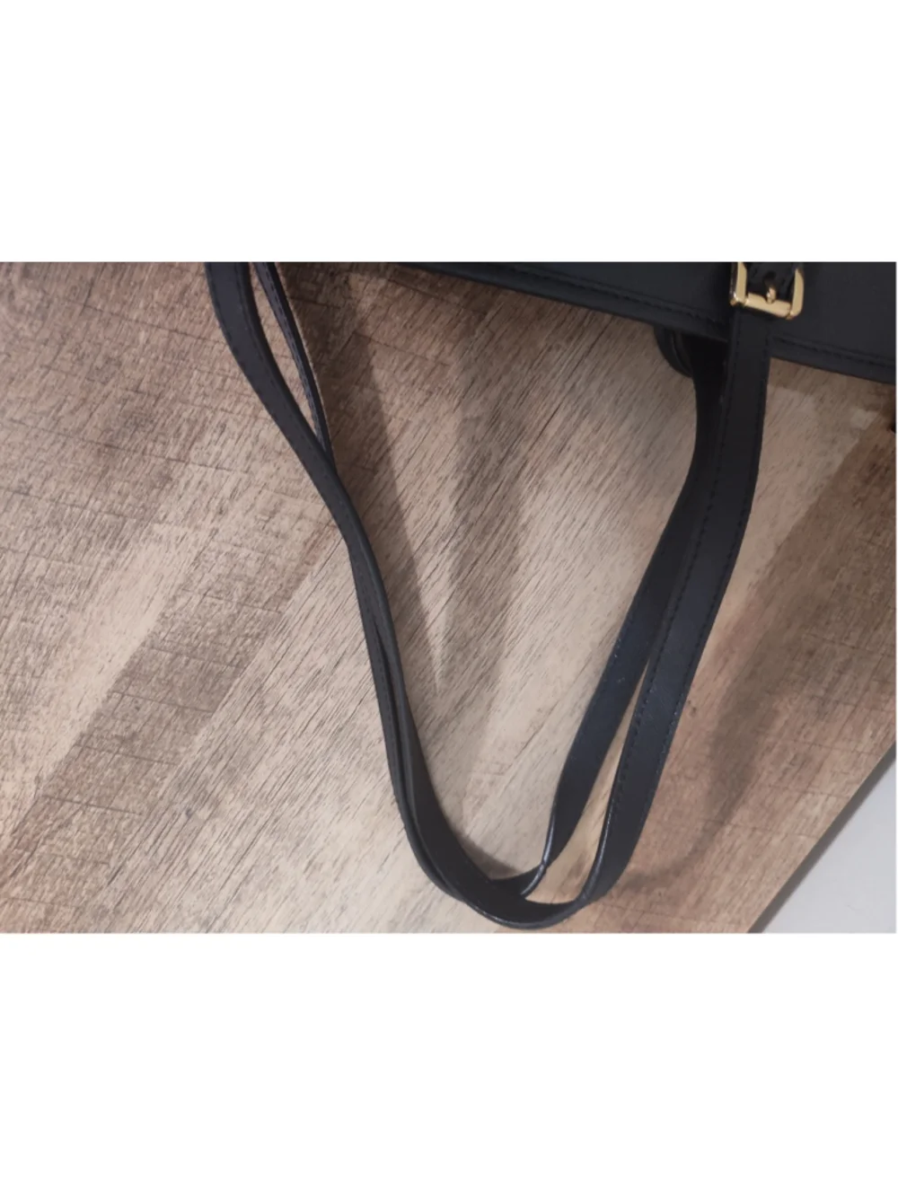 Women's Michael Kors Black Gold Tote Bag One Size